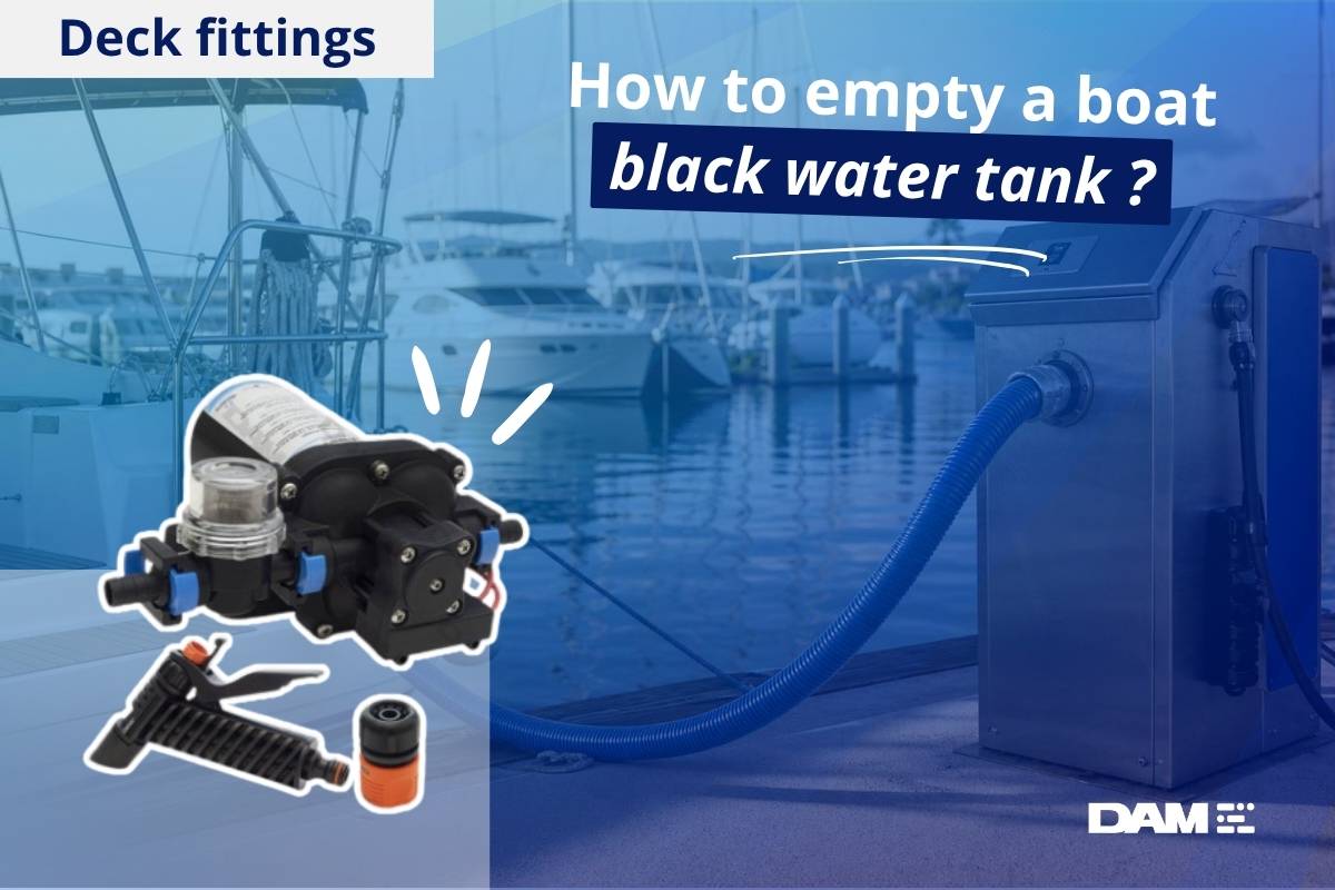 How to empty a boat’s black water tank?